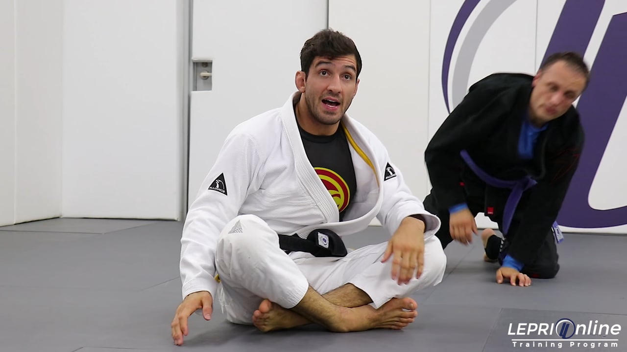 Lepri BJJ Online Training Armbar From Mount When Opponent Bridges