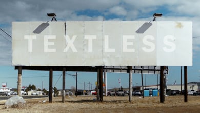 Textless - signage