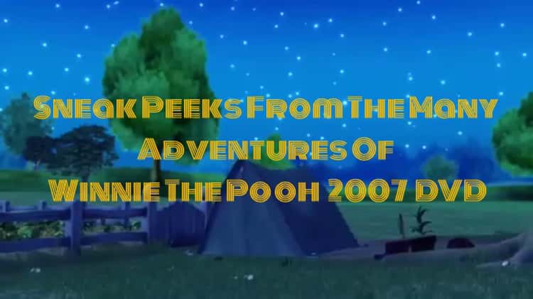 the many adventures of winnie the pooh dvd menu