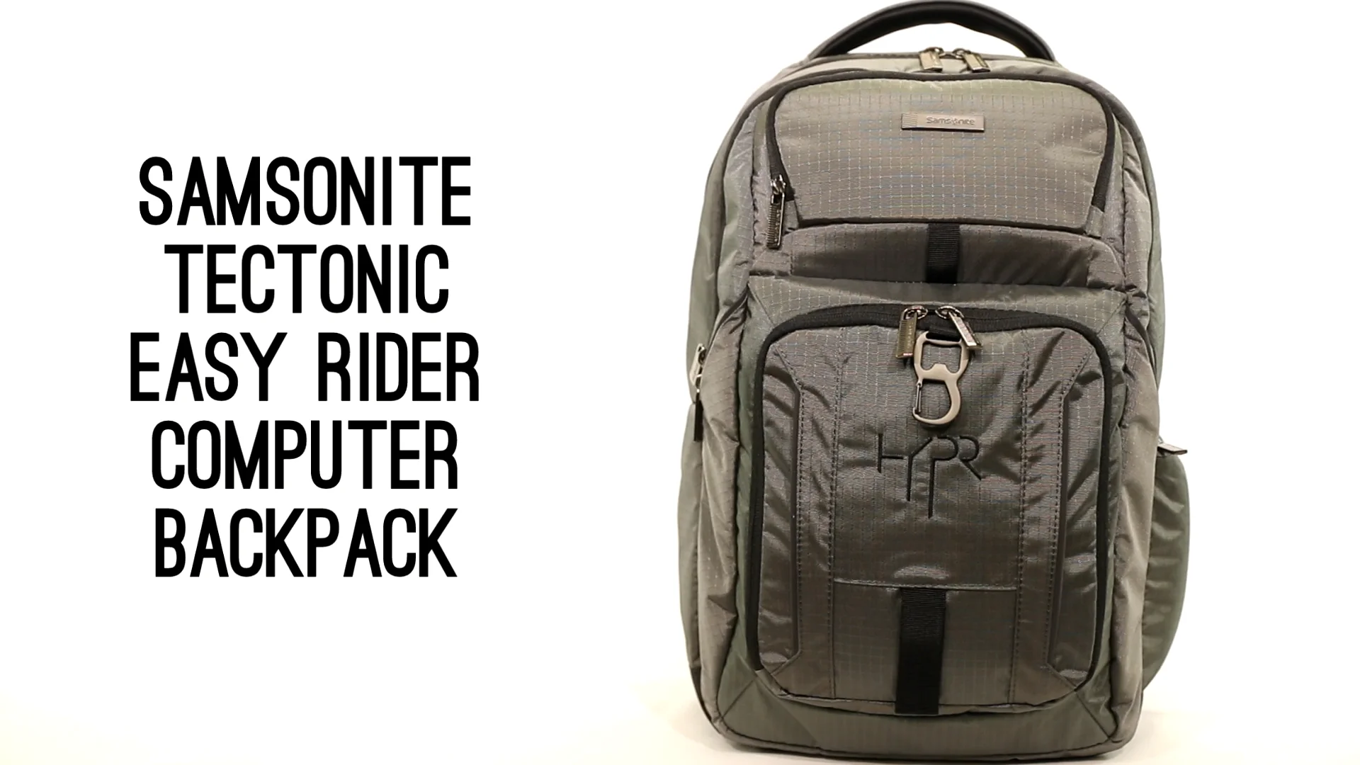 Easy clearance rider backpack