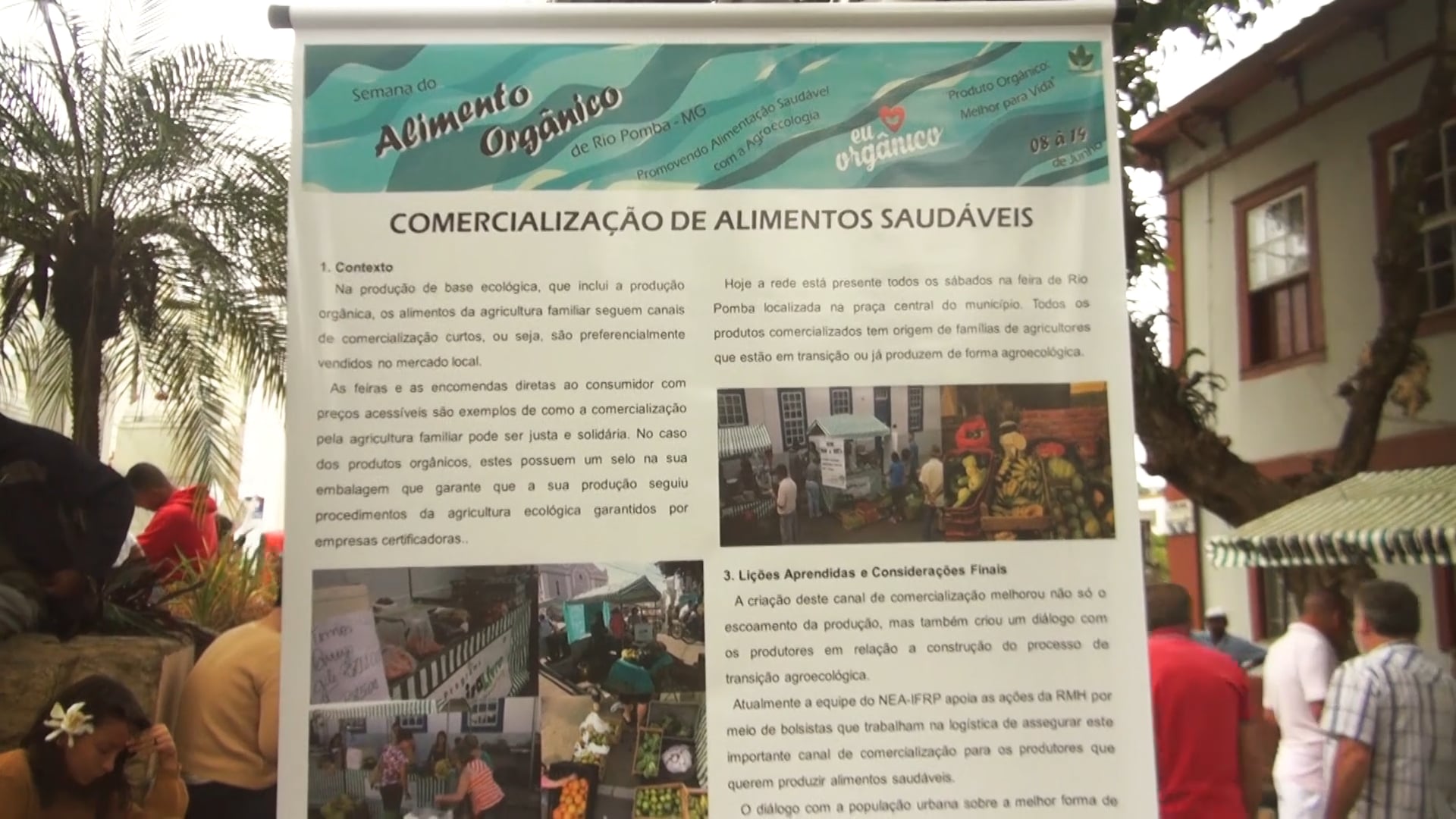 Semana do alimento orgânico de Rio Pomba - MG