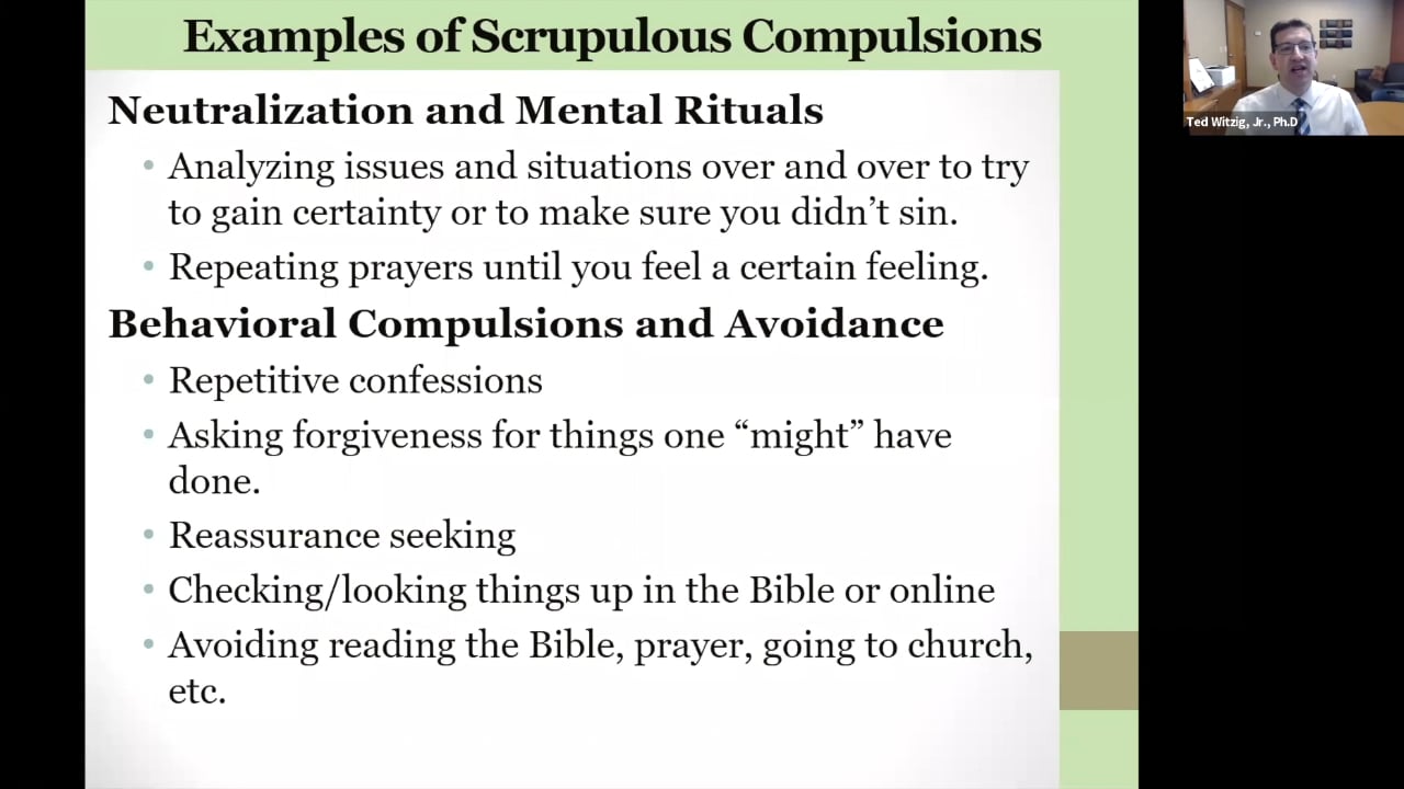 Scrupulosity: Overcoming Religious Obsessions and Compulsions by Ted ...