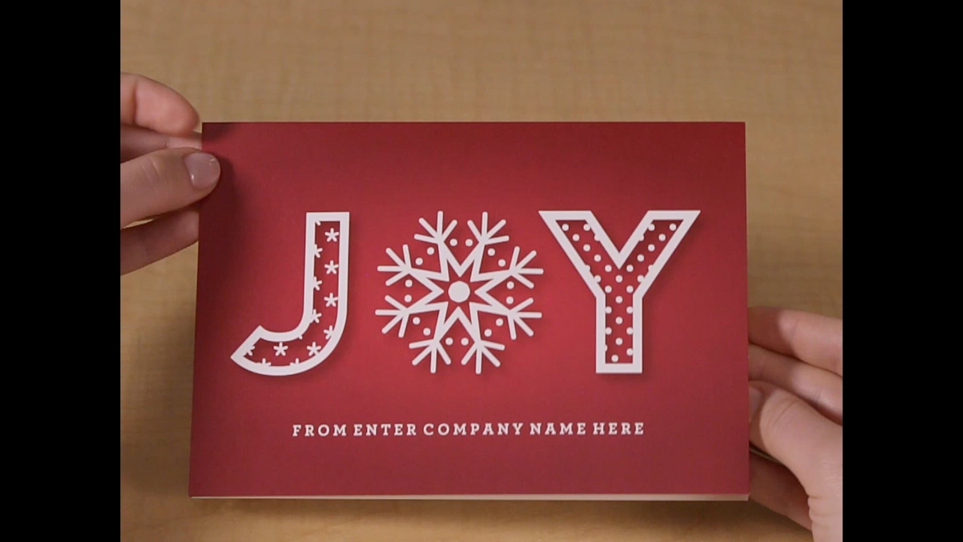 Joy Filled Holiday Christmas Card, 1027996 | The Gallery Collection