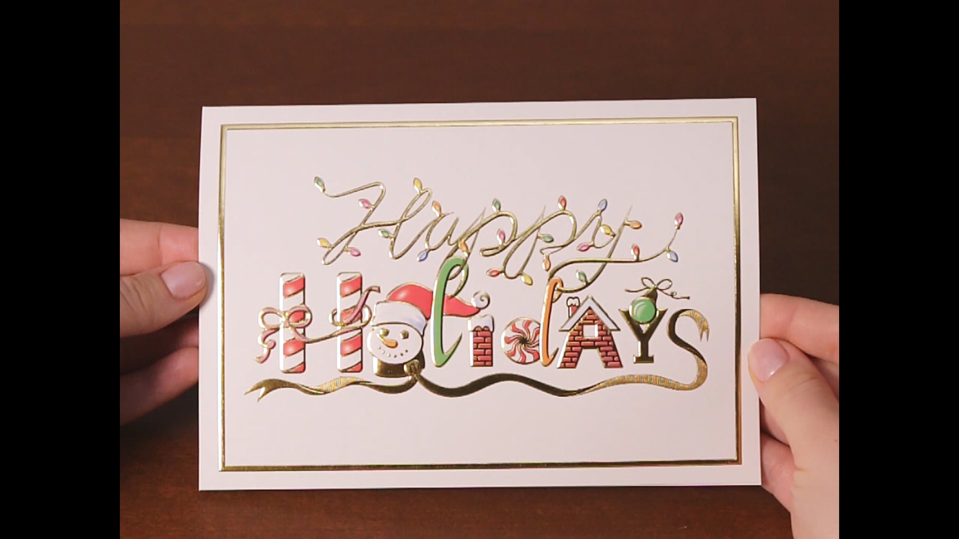 Happy Holidays Whimsy Card, 305127 | The Gallery Collection