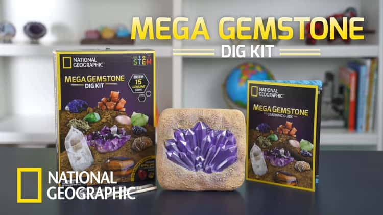 Semi-Precious Gemstone & Birthstone Dig Kits - National Geographic on Vimeo