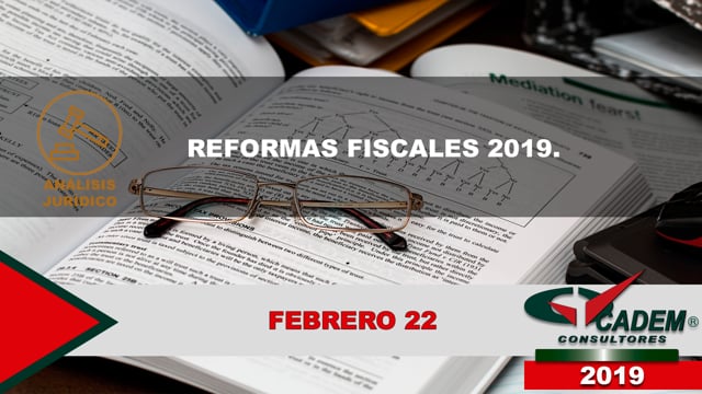 Reformas fiscales 2019.