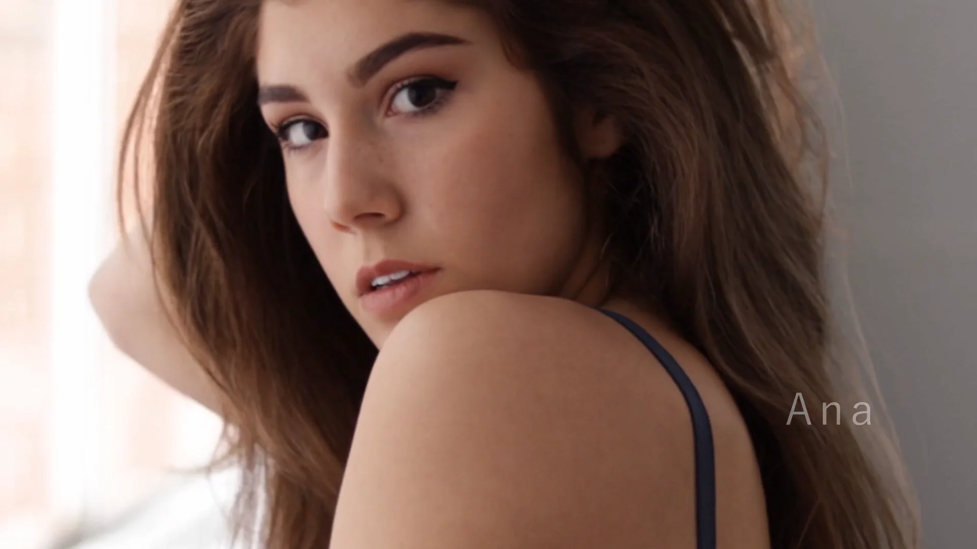 Ana - Blue Lingerie