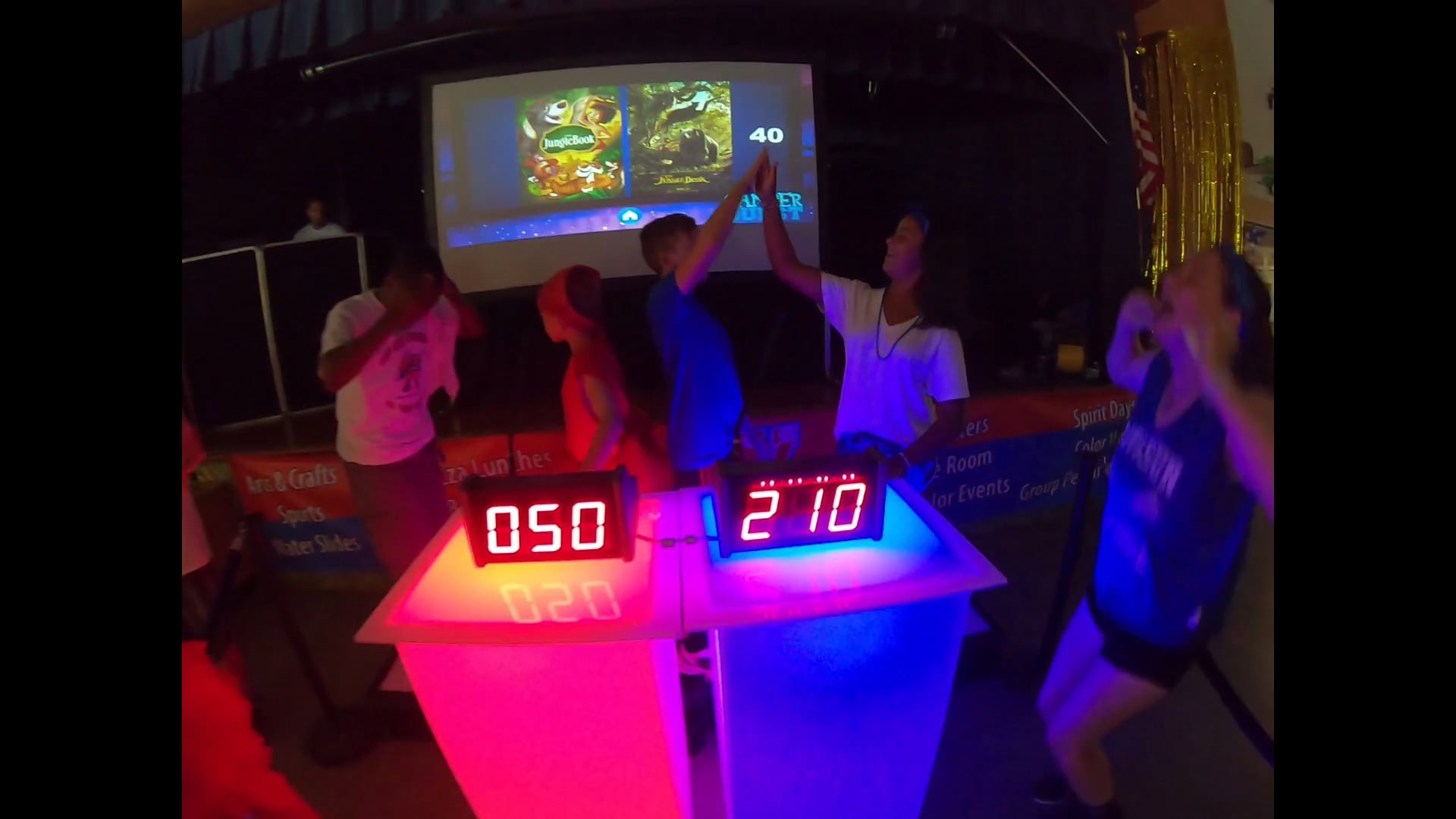 Camper Quest's Color War Game Show at Camp W