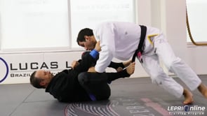 De La Riva Prevention to Knee Cut Pass to Side Control