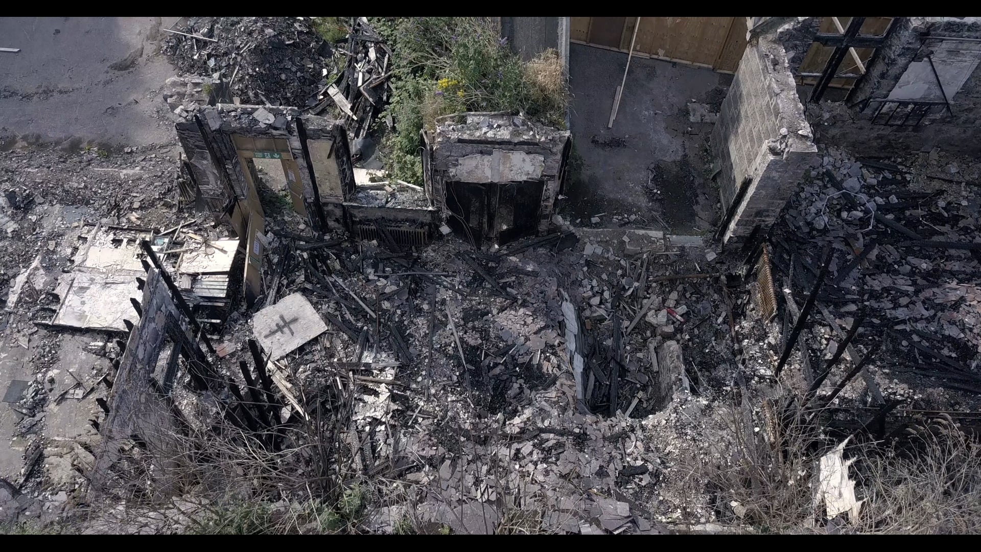 Victoria School fire damage