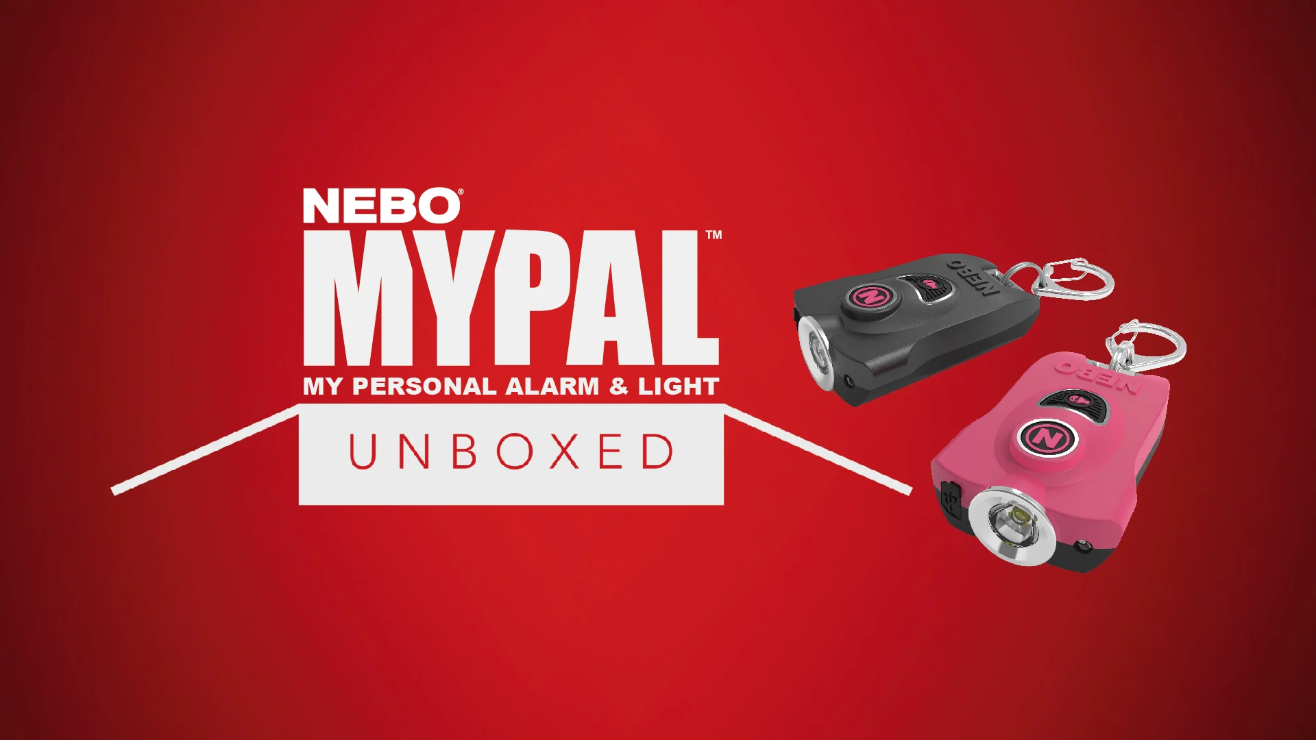 nebo 400-lumen key chain flashlight MY PAL by 400 Lumen-Rechargeable Keyring , Safety Alarm and Strobe Light and UV light beacon and flashing modes MYCRO