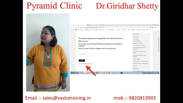Pyramid Clinic - How To Calculate Missing Numbers On pyramidvaastucourse.com Website