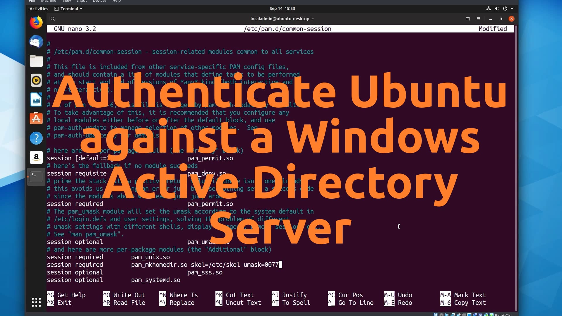 Authenticate Ubuntu against Active Directory