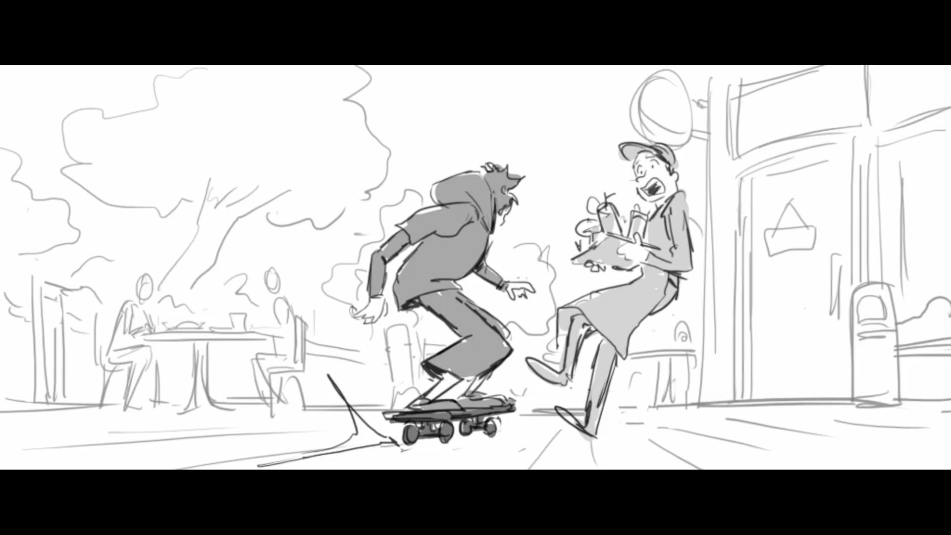 Skateboard animatic