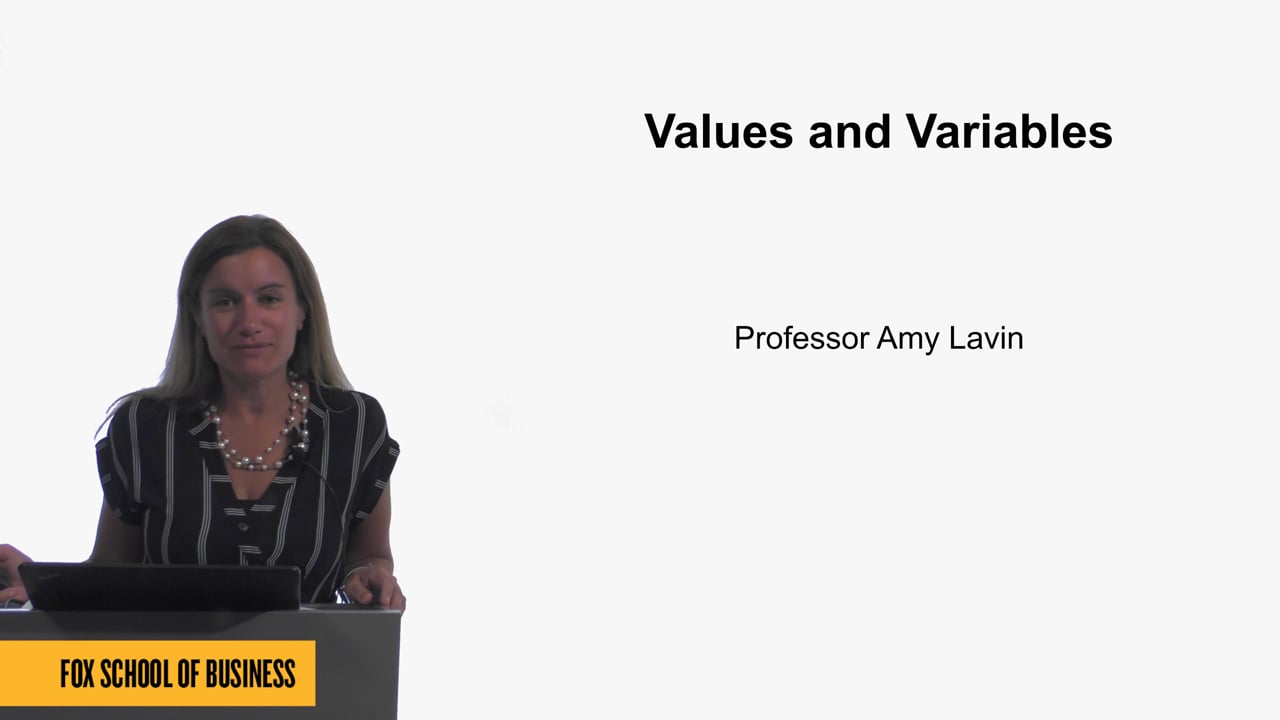 Login to view Values and Variables