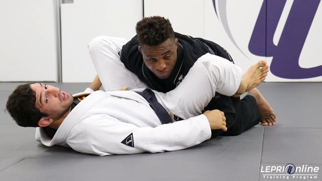 Side Control Escape to Double Under Defense