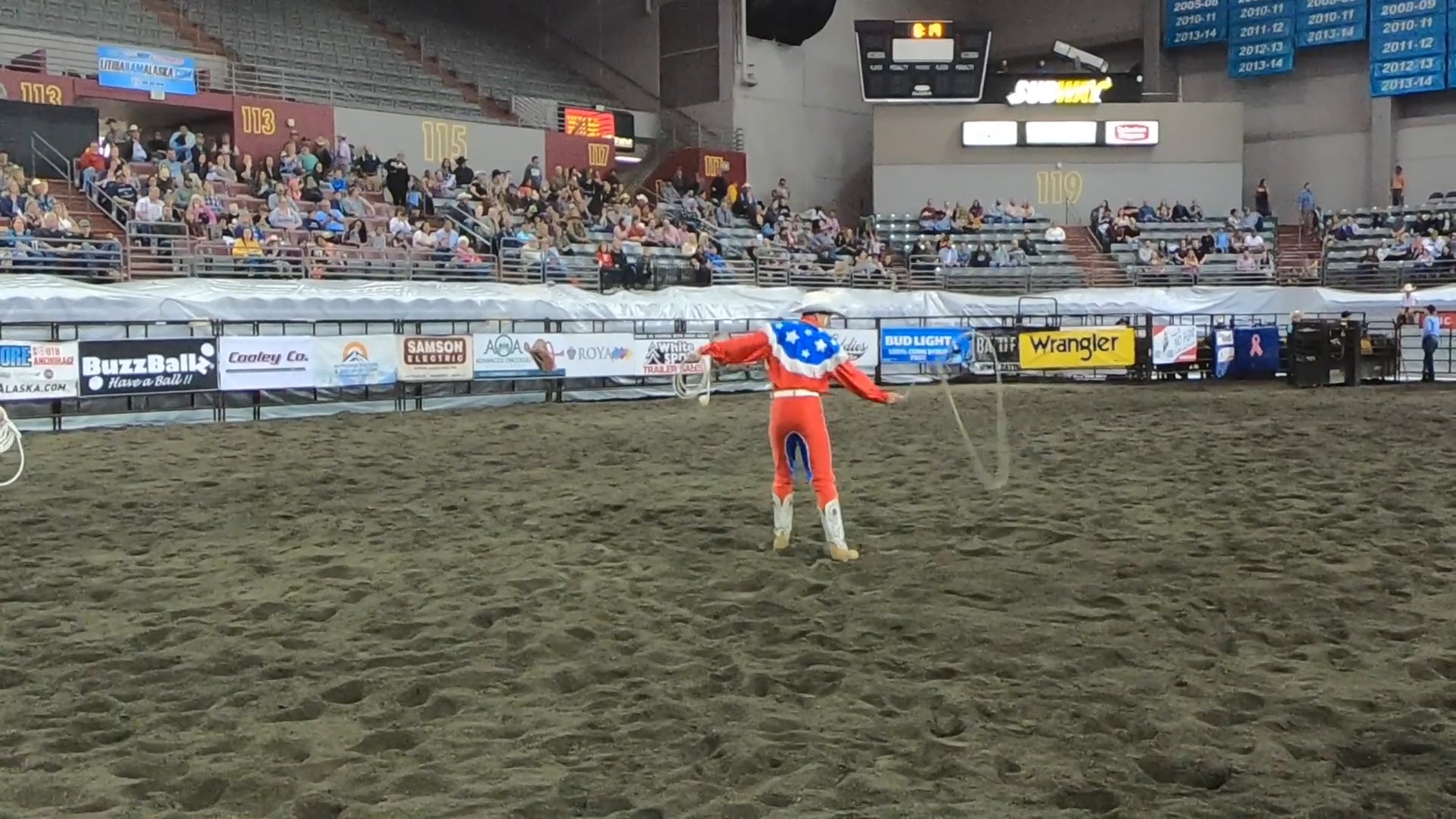 Trick Roping at the Saturday night Rodeo Alaska performance. | Videos ...