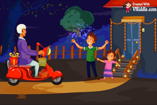 Happy Diwali Cheerful Greeting Wishes Video – VRiddle