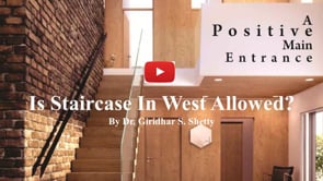 Is staircase in west allowed?
