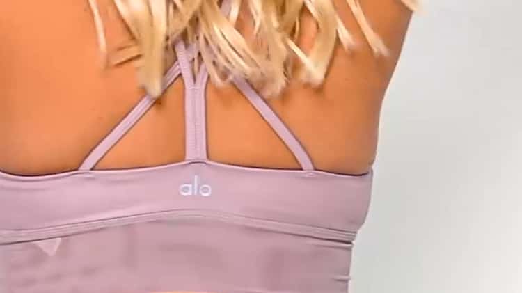 Alo Yoga Alosoft Aura Short - Electric Violet Heather on Vimeo