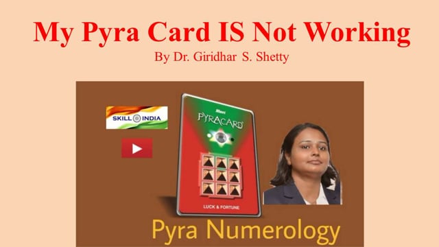 Pyramid Clinic - My Pyra Card IS not Working