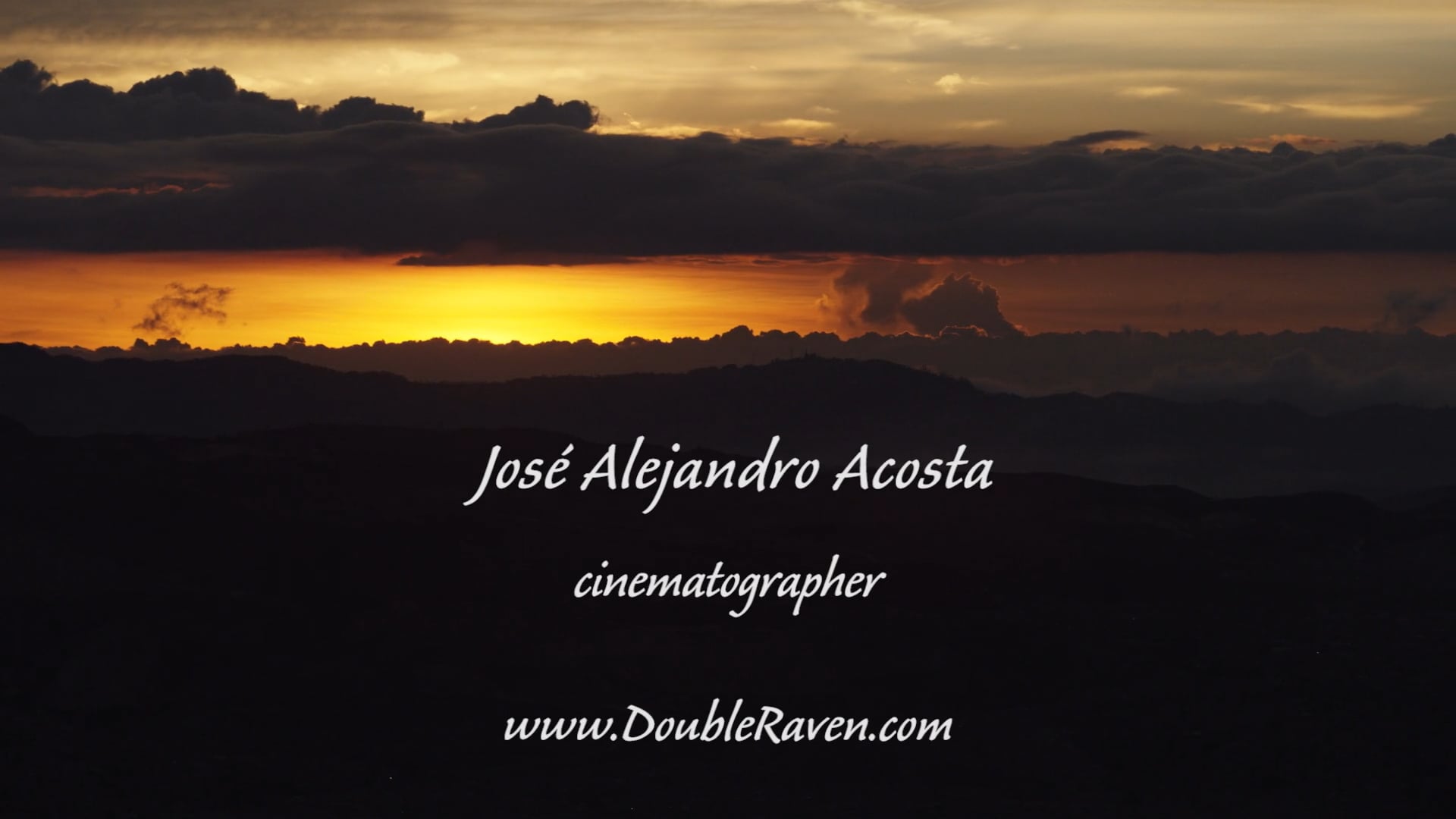 Jose A. Acosta CINEMATOGRAPHY REEL (2019)
