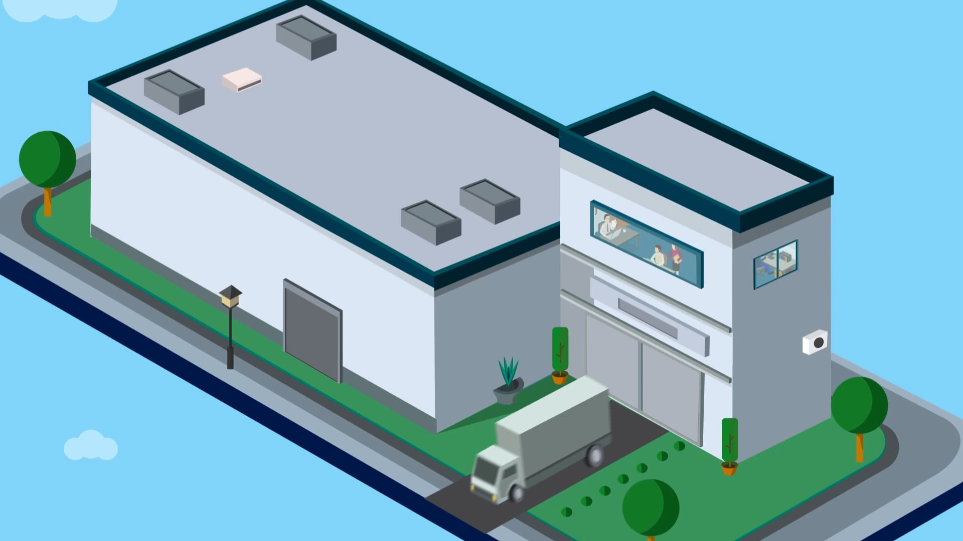 Genius | ERP Solutions | Isometric Animation on Vimeo