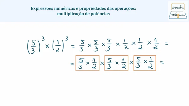 Operações com potências