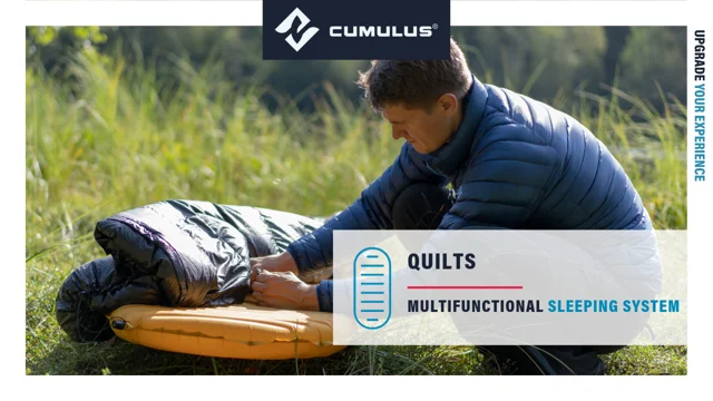 Quilts - minimalistic and versatile sleeping system by Cumulus®!
