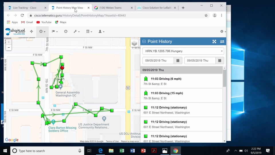 IoT Industry Day 2019 Cisco LoRaWAN Demo