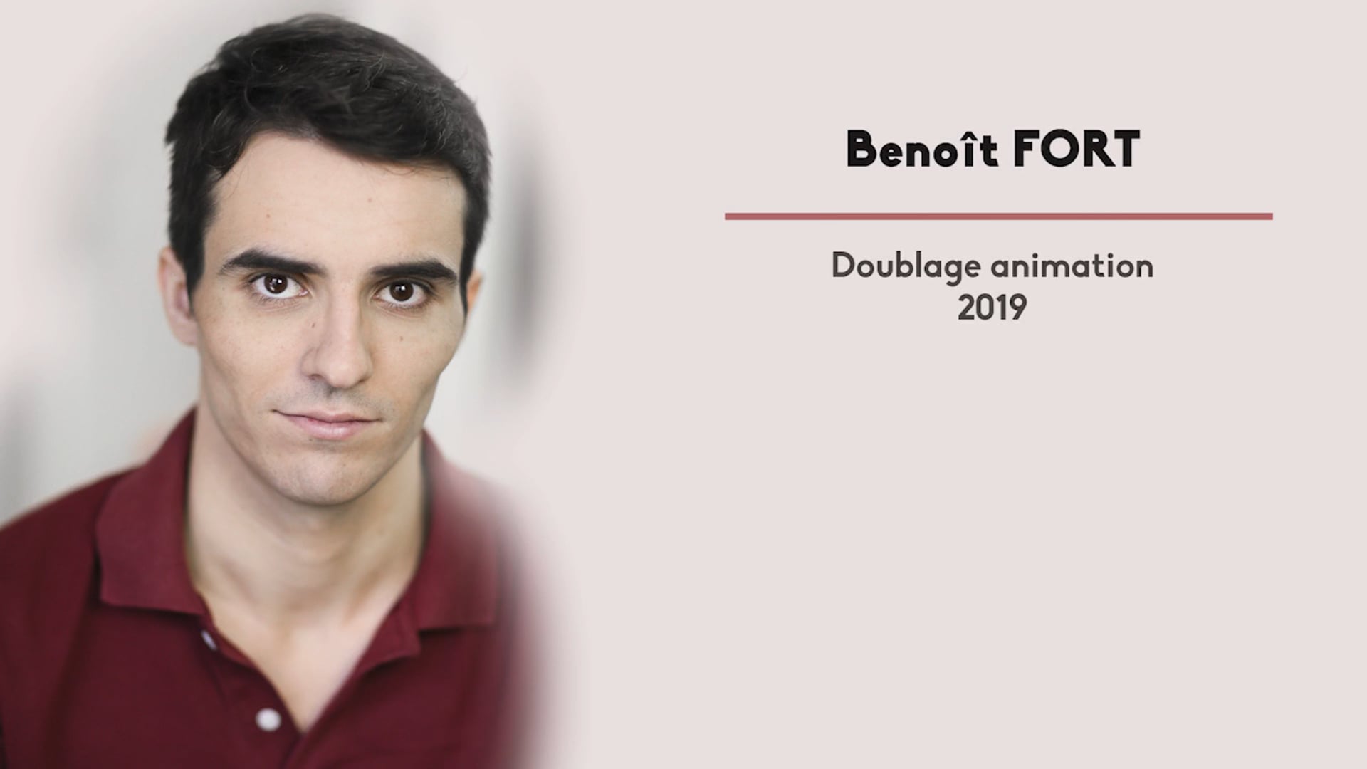 Vidéo Doublage animation [2019]