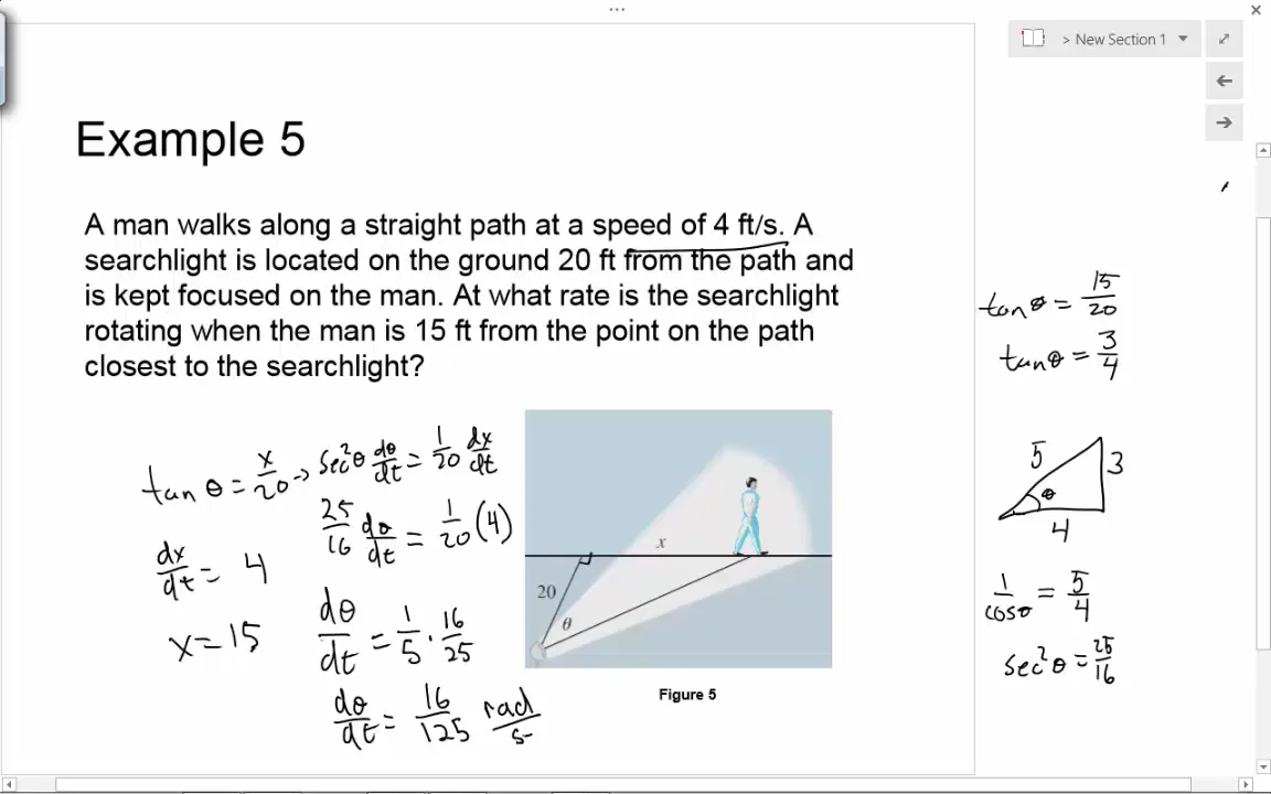 Related Rates Examples