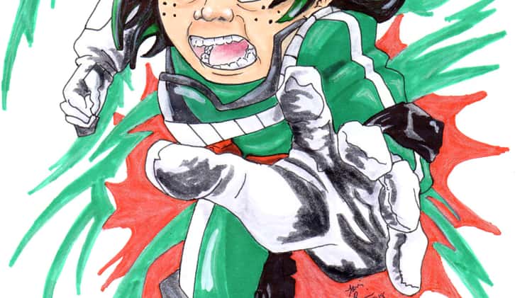 Speed Drawing MIDORIYA IZUKU [Boku No Hero Academia] Drawing Anime 