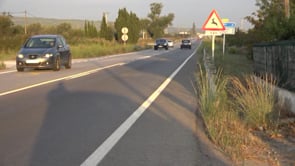 Augmenta el perill d'accident  a la carretera de l'Escala a Viladamat 