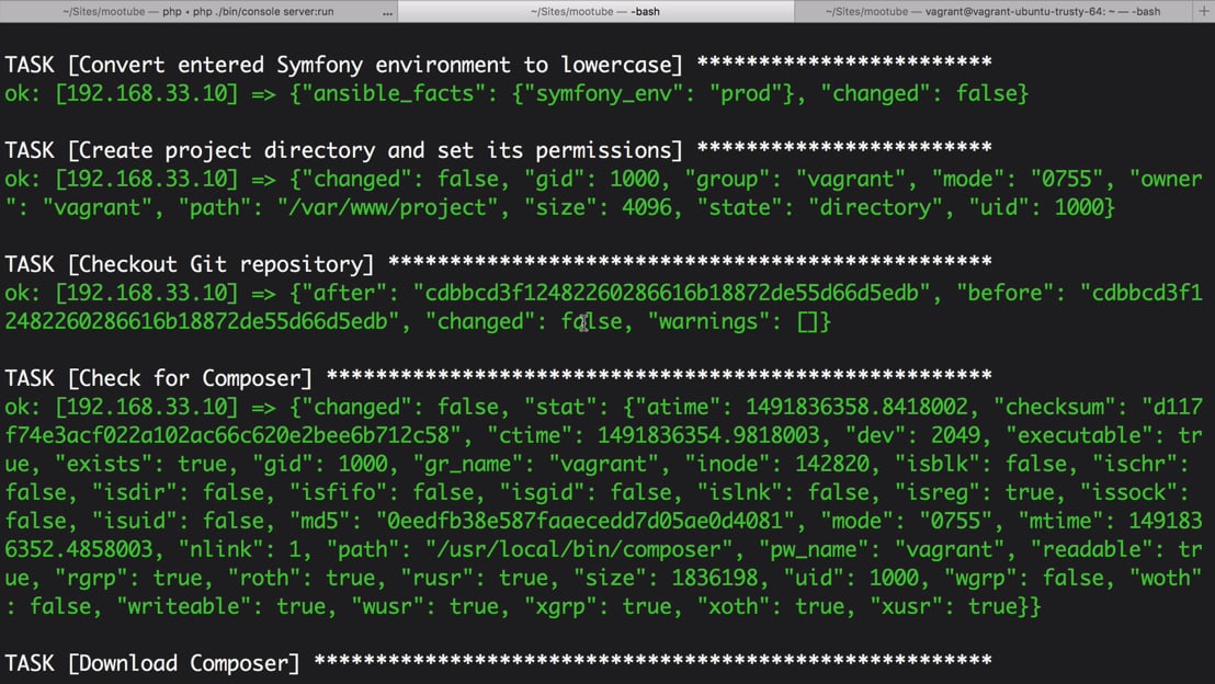 Skipping Tasks Based On Changed Ansible For Automation SymfonyCasts