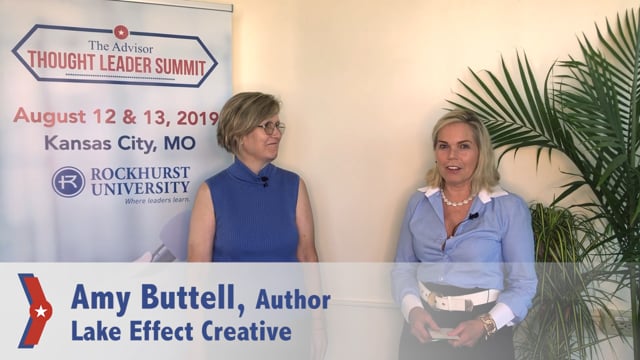 Amy Buttell Speaks with Pam Krueger at the Advisor Thought Leader Summit