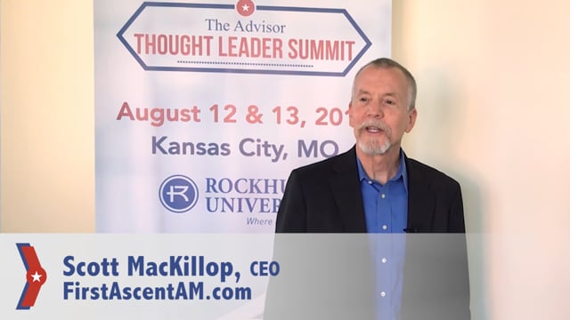 Scott MacKillop Speaks with Pam Krueger at the Advisor Thought Leader Summit