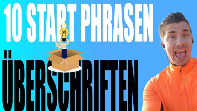 Die 10 besten Start Phrasen für Überschriften