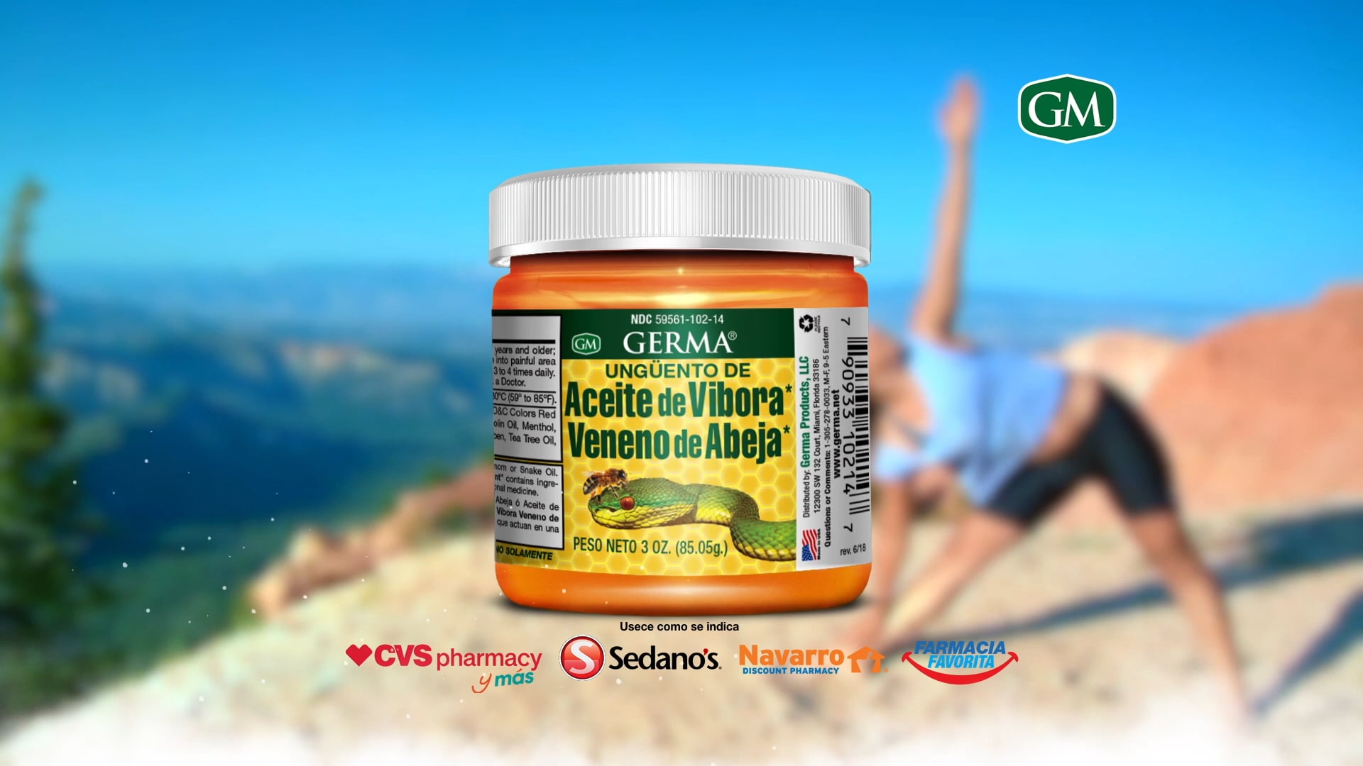 Germa® Aceite de Vibora / Veneno de Abeja - 3oz