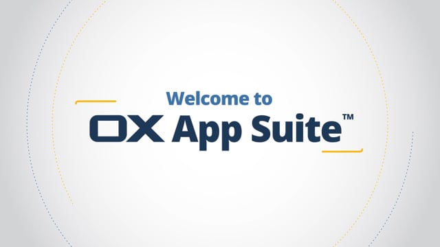 Product Introduction: OX App Suite 7.10.2