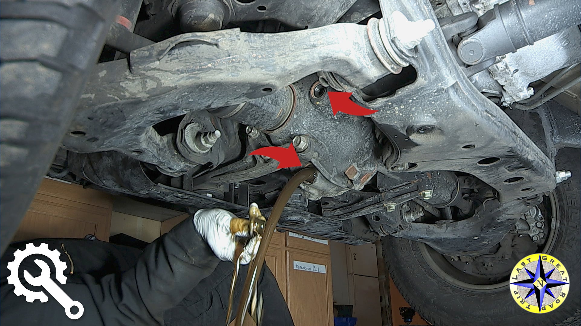 Front Differential Oil Change FJ Cruiser, Lexus GX470, 4Runner on Vimeo
