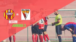 Resum  UE Rubí - FC L'Escala (3-1)