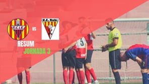 Resum  UE Rubí - FC L'Escala (3-1)