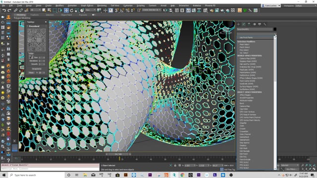 Thumbnail for Tyflow Procedural HEX effect.
