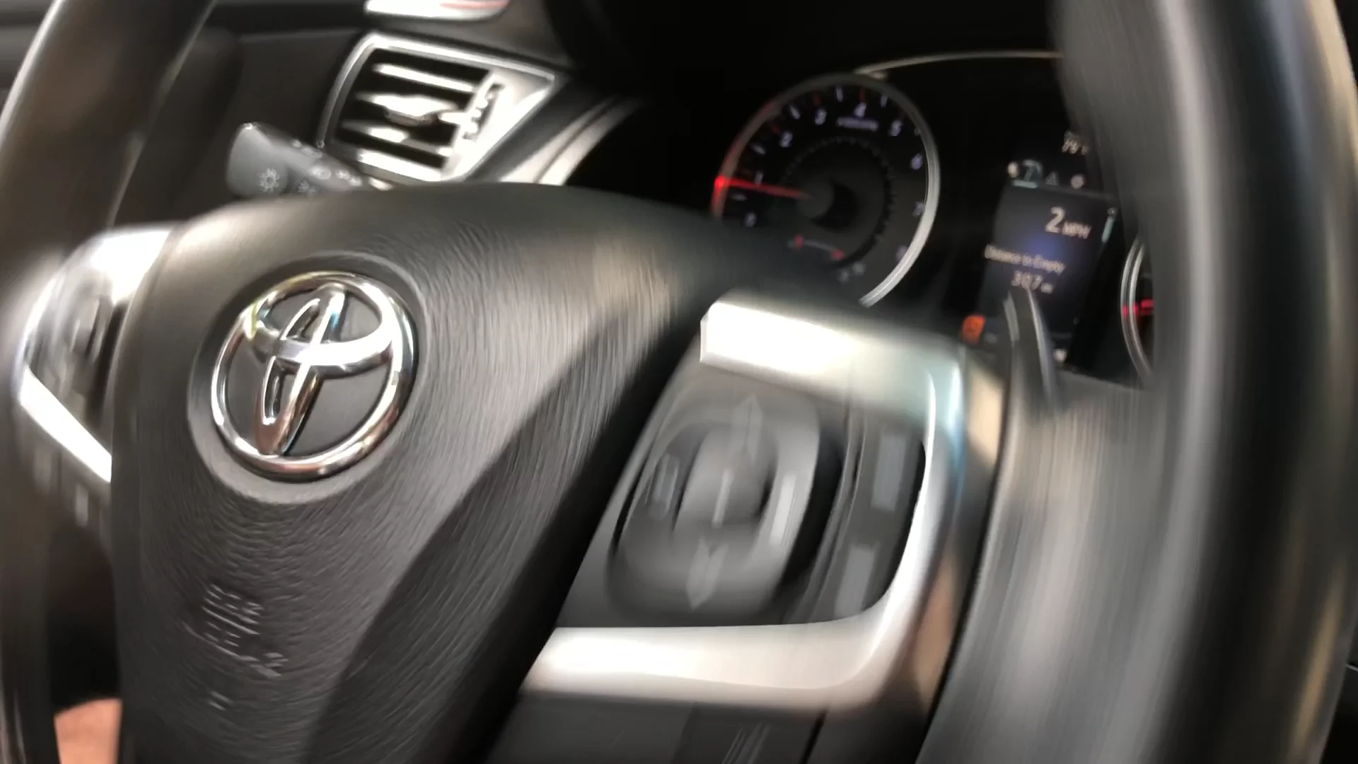 Camry 2016 SE steering wheel noise on Vimeo