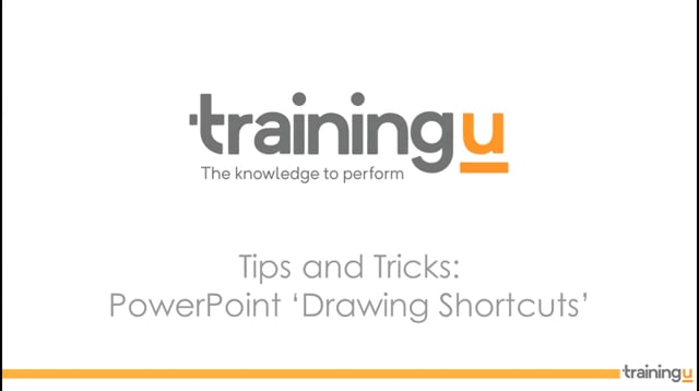 PowerPoint Tip – Drawing Shortcuts