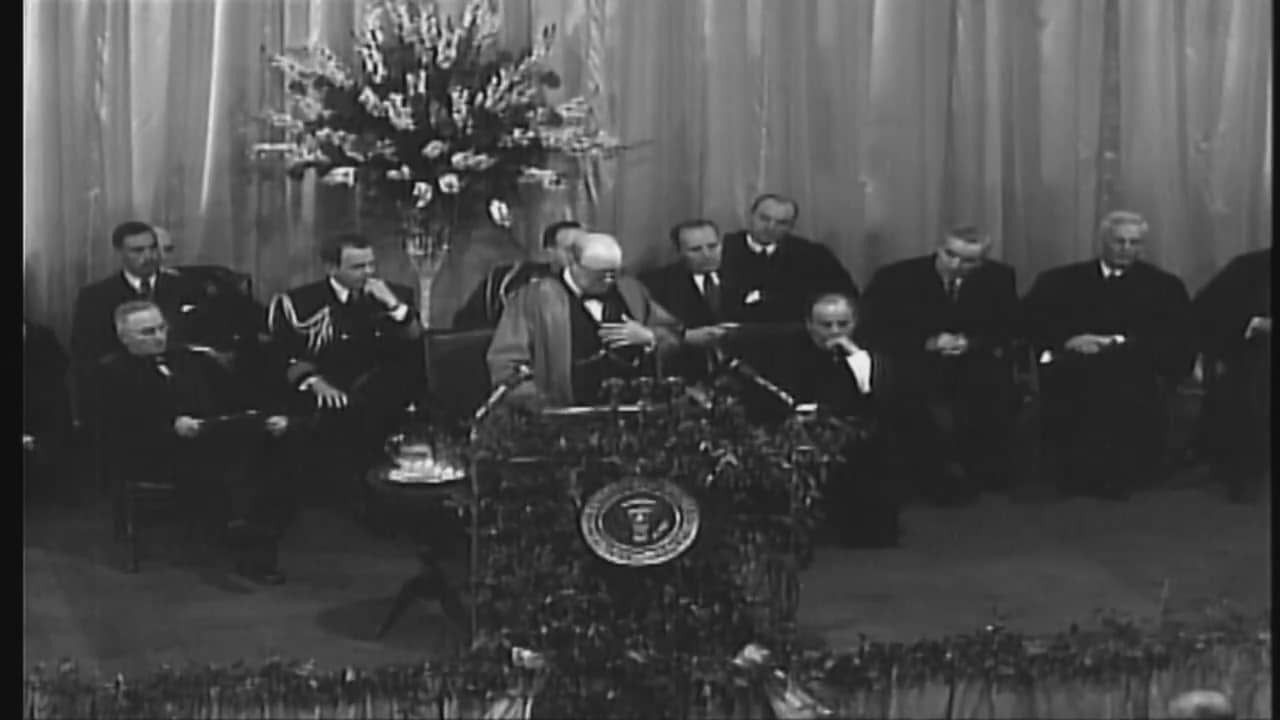 Sir Winston Churchill The Iron Curtain Speech on Vimeo