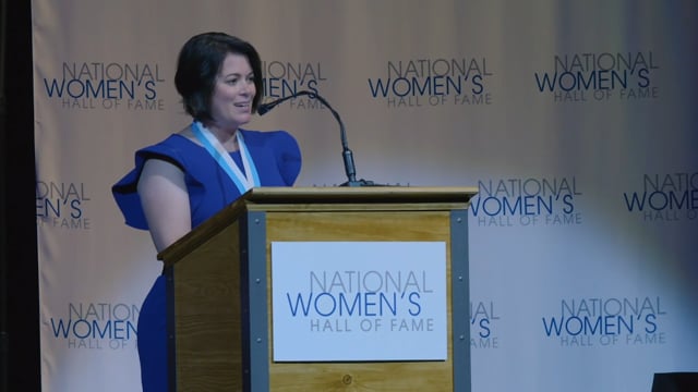 Acceptance Speech &ndash; Nat'l Women&rsquo;s Hall of Fame 2019