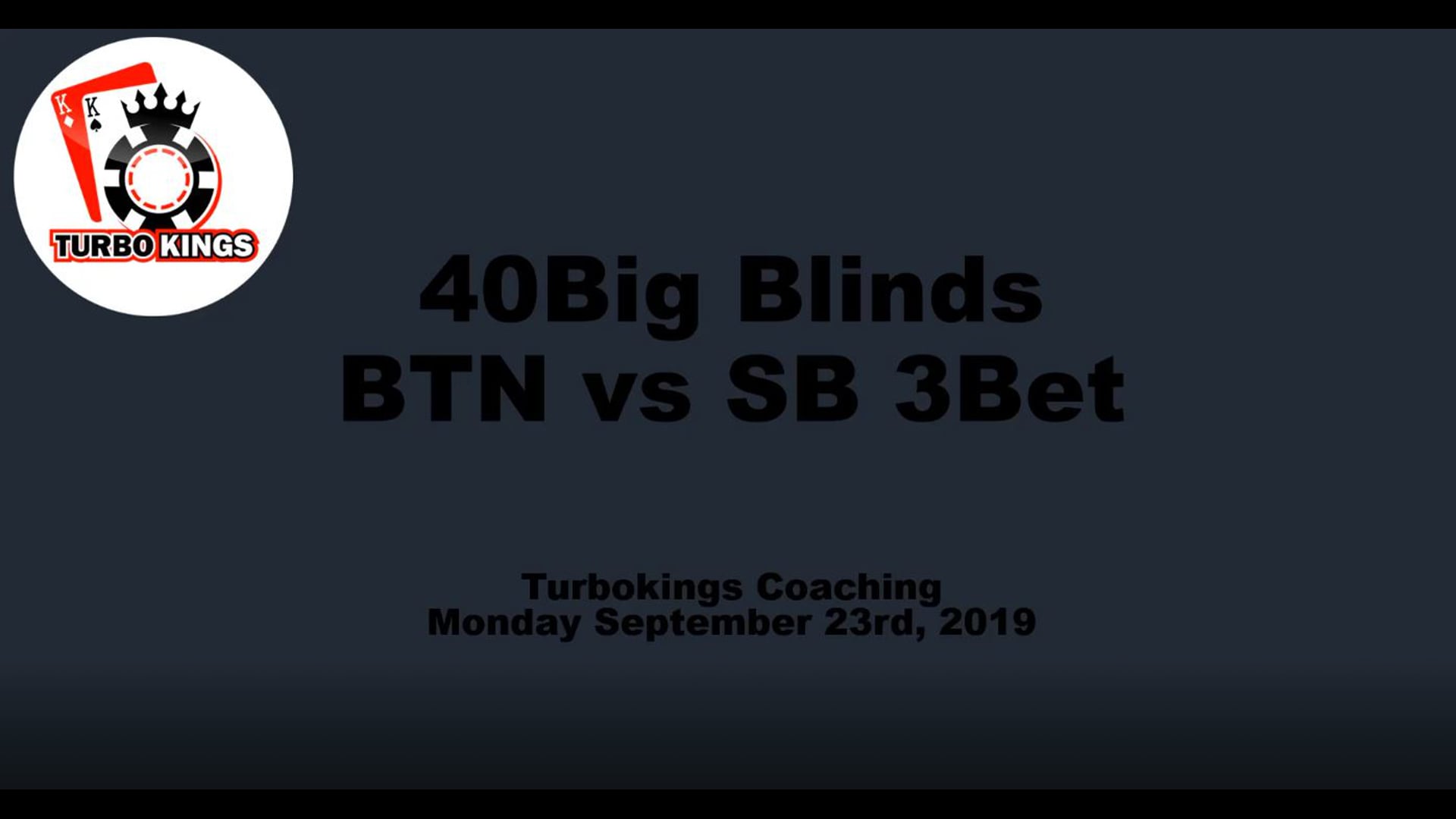 September 23rd - 40BB BTN vs SB 3B