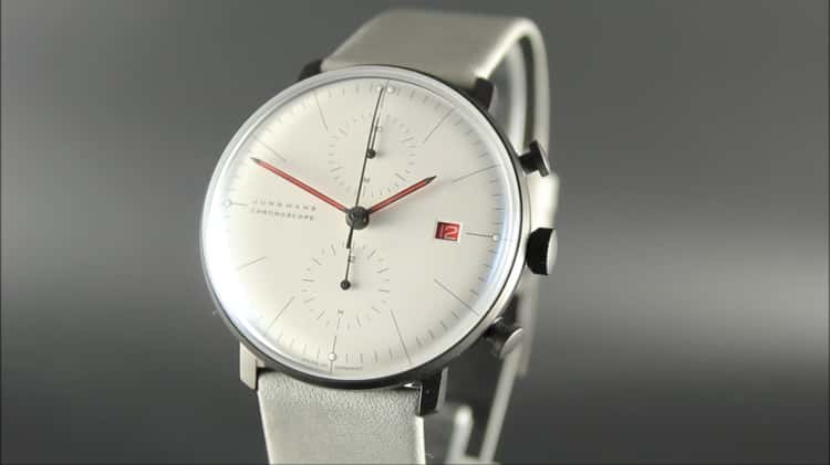 Junghans max bill Chronoscope 100 Jahre Bauhaus 027 4902.02